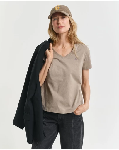 Gant - Shield V-Neck T-Shirt