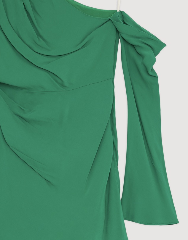 Revibe - Repaired Shona Joy Rio Off Shoulder Mini Dress - AU 8