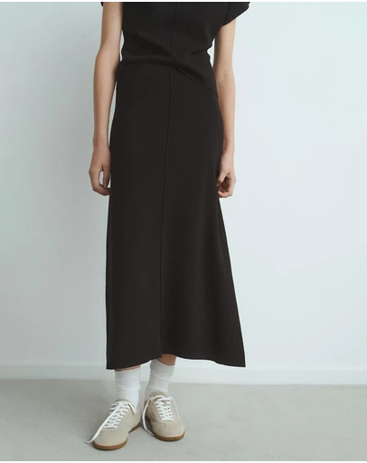 M.N.G - Flared Knitted Skirt