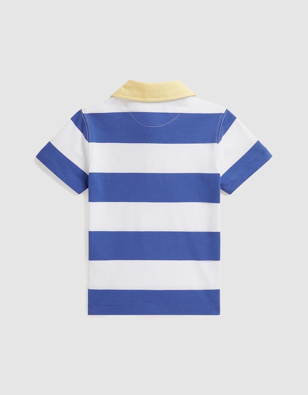Polo Ralph Lauren - Striped Cotton Short-Sleeve Rugby Shirt - Kids