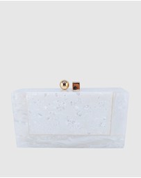 Izoa - Brooke Marble Clutch