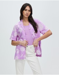 Brixton - Bunker Garden Floral Boyfriend SS Shirt