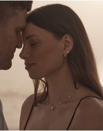 By Charlotte - Forever More Bow Stud Earrings