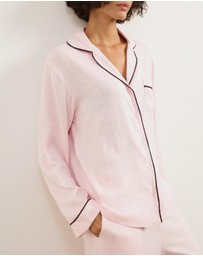 Atmos&Here - Ava Linen Blend Long PJ Set