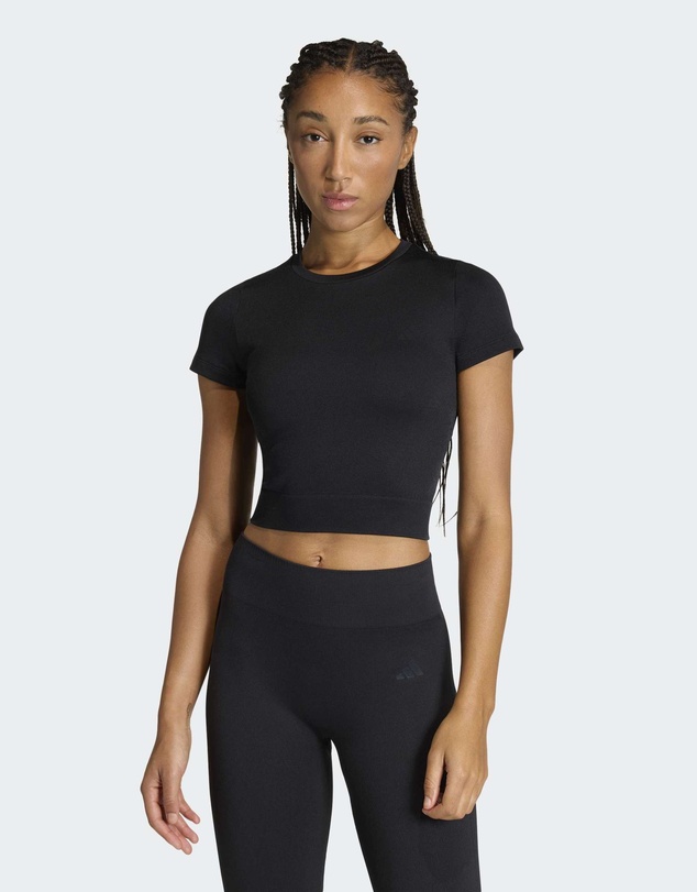 adidas Performance - Workout Essentials Knit Baby Tee Womens
