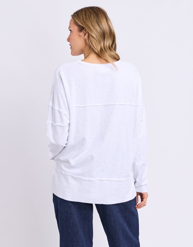 Foxwood - Jayne Throw On Top White