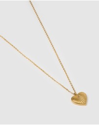 Arms Of Eve - Jasmine Gold Heart Necklace