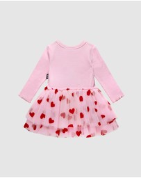 Rock Your Baby - Be Mine Baby Long Sleeve Valentine Dress