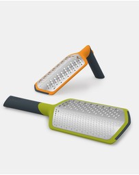 Joseph Joseph - Twist Grater™ Adjustable 2-in-1 Etched Twin-Bladed Grater, Course and Fine