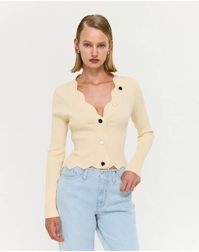 Staple the Label - Gia Crop Knit Top