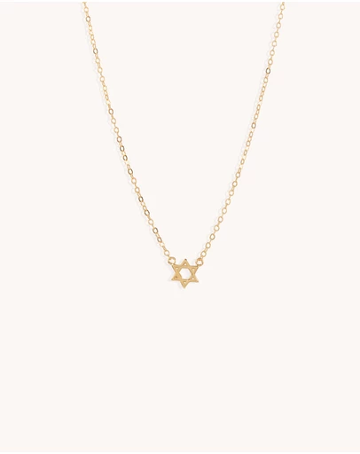 Bianc - Small Star of David Necklace