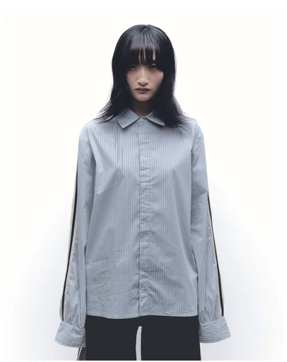 JUNGLES JUNGLES - Weave Trim Business Shirt