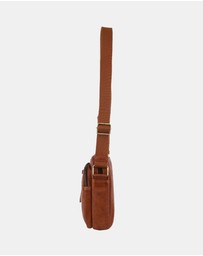 Pierre Cardin - Pierre Cardin Men's Italian Leather Crossbody Bag