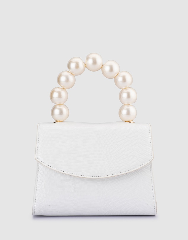 Olga Berg - PETA Pearl Handle Bag