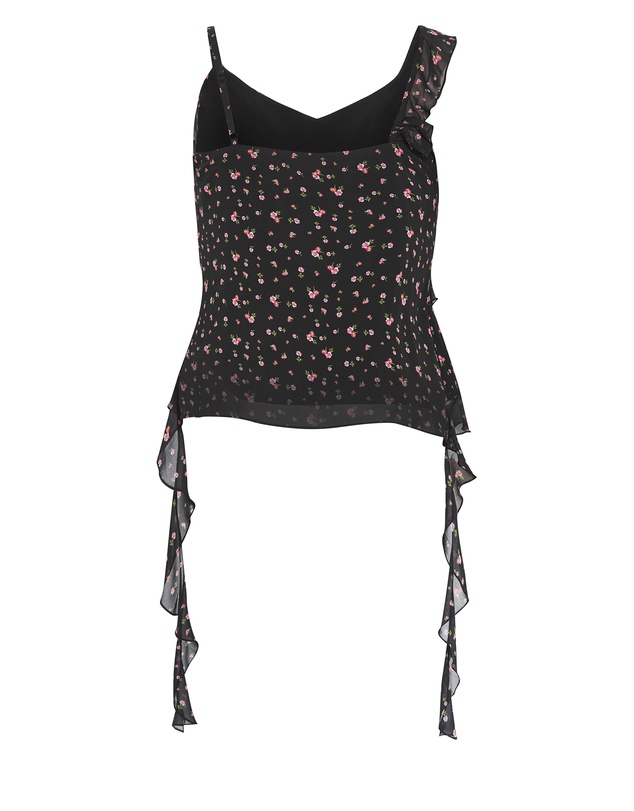 City Chic - Waverly Frill Print Top