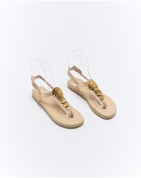 Walnut Melbourne - Ada Leather Sandal