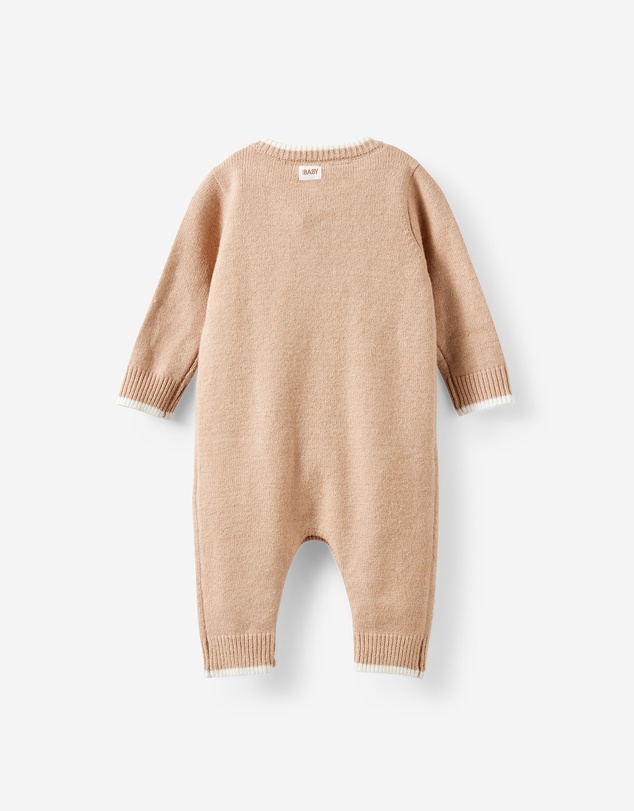 Cotton On Kids - Baby Organic Blend Knit Long Sleeve Romper
