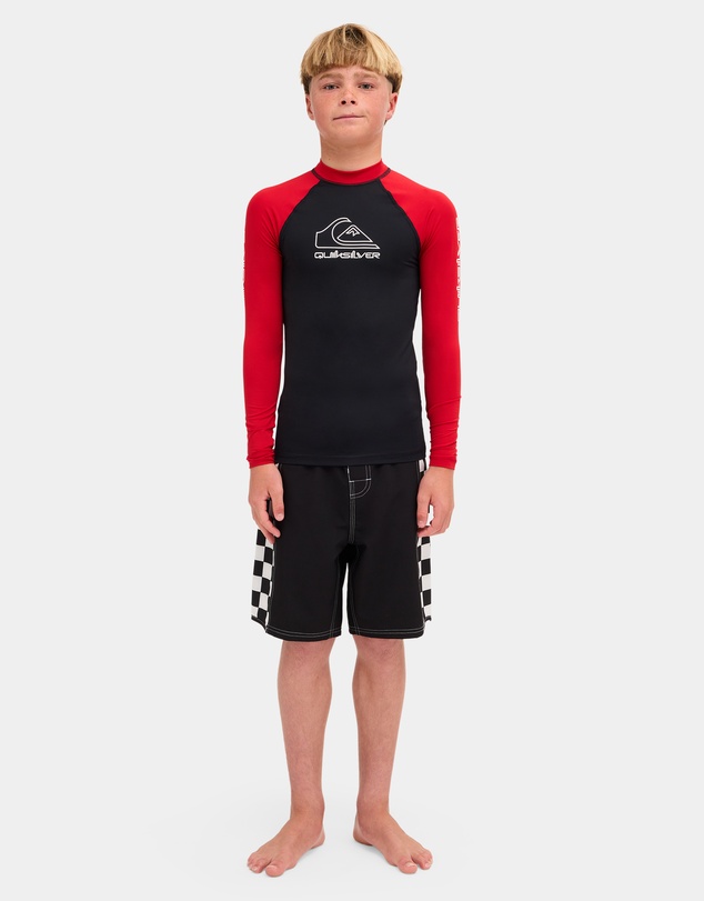 Quiksilver - Boys 8 to 16 On Tour Long Sleeve Id Rashguard