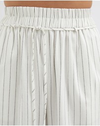 FRIEND of AUDREY - The Stripe Tie Waist Trouser