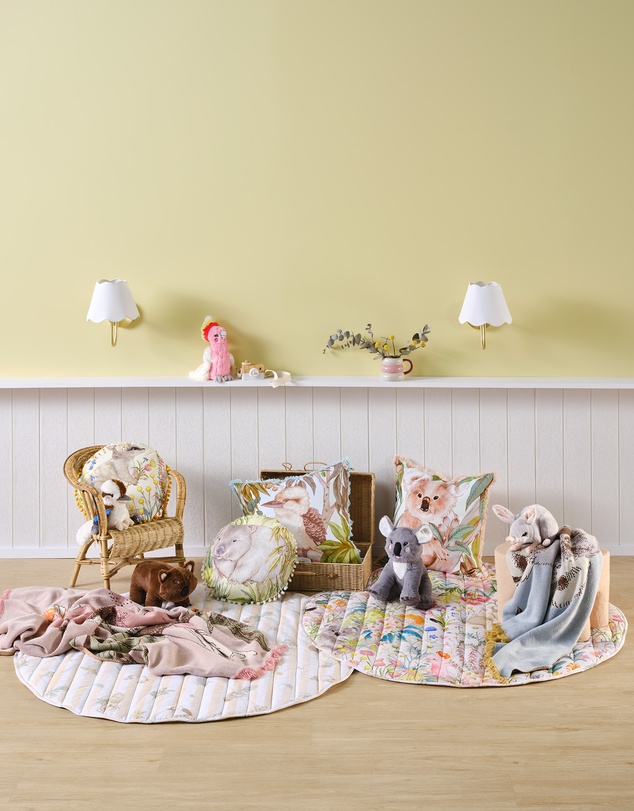 Linen House Kids - William Wombat Novelty Cushion