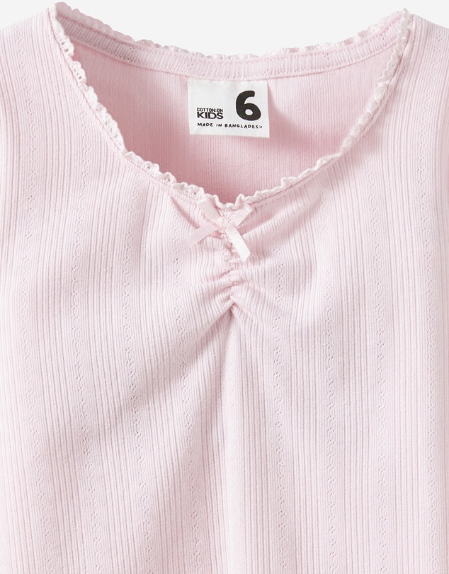 Cotton On Kids - Jade Ruched Long Sleeve Top