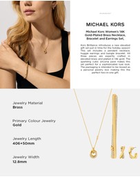 Michael Kors - Premium Gold Tone Jewellery Set
