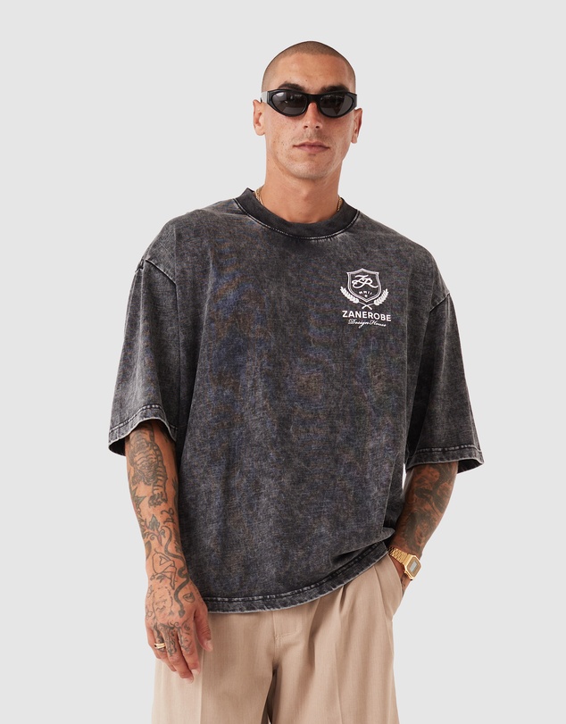 Zanerobe - Crest Flow Tee GD Ash Grey