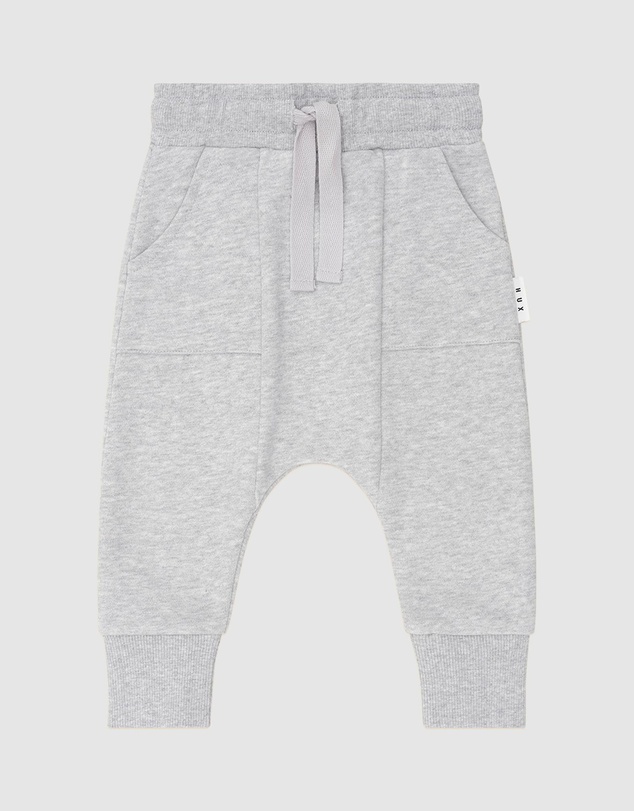 Huxbaby - 5 Pocket Grey Trackpants - Babies