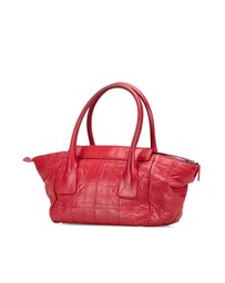 Pre-Loved by Azura Reborn - Pre-Loved Lambskin Square Stitched Lax Handbag