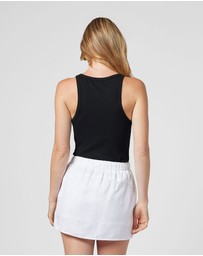 MVN - Rotate High Neck Rib Singlet