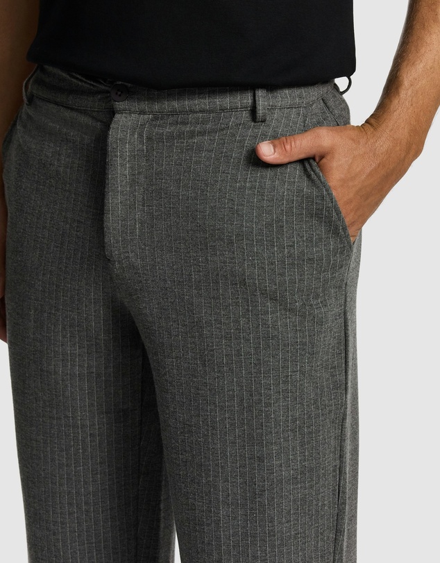 yd. - Phoenix Pinstripe Wide Chino