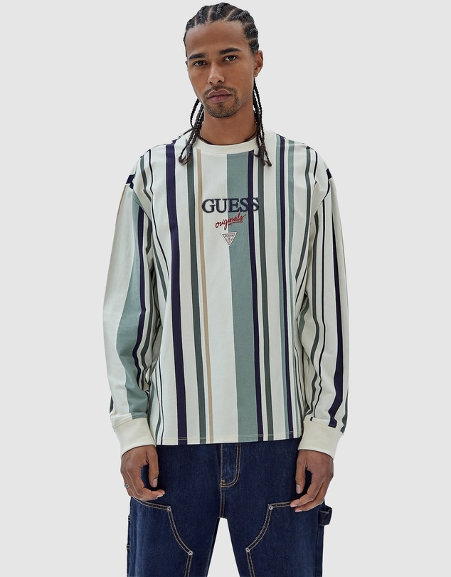 GUESS Originals - GUESS Originals Jan Stripe Long Sleeve Tee