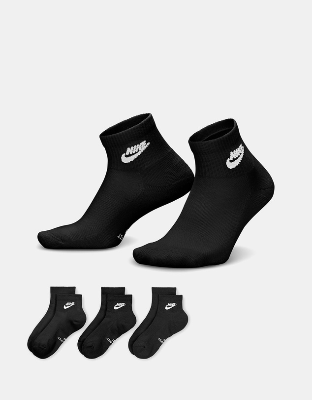 Nike - 3-Pack Everyday Elevated Ankle Socks