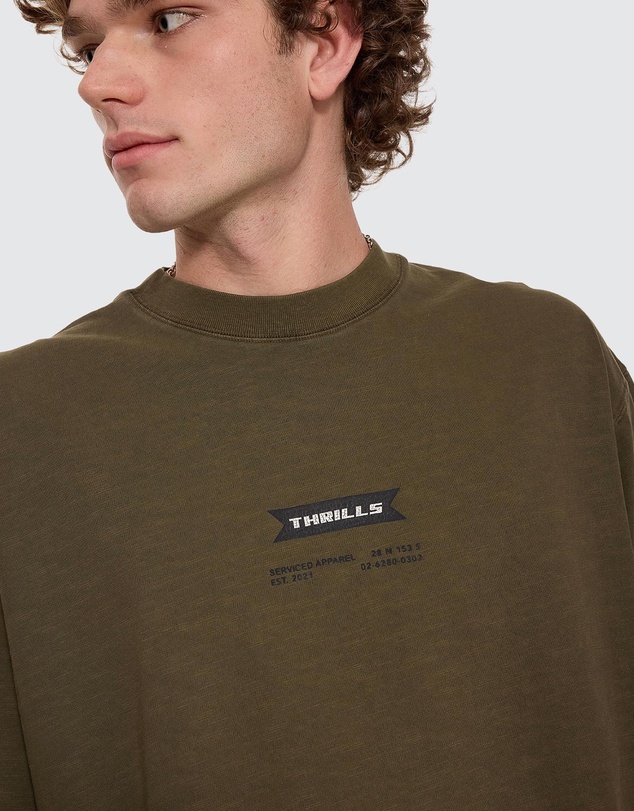 Thrills - Serviced Box Crop Tee