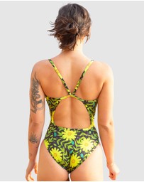 Salty Johnson - Sunflowers Thin Strap One Piece