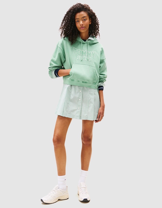 Tommy Jeans - Boxy Crop Varsity Hoodie