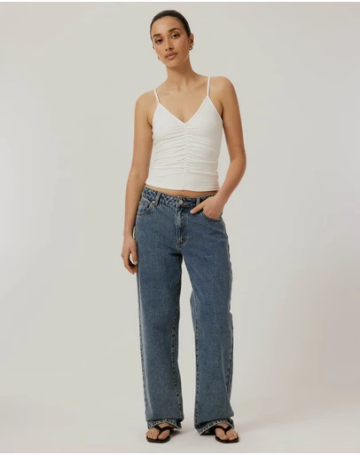 Calli - Gathered Rib Tank