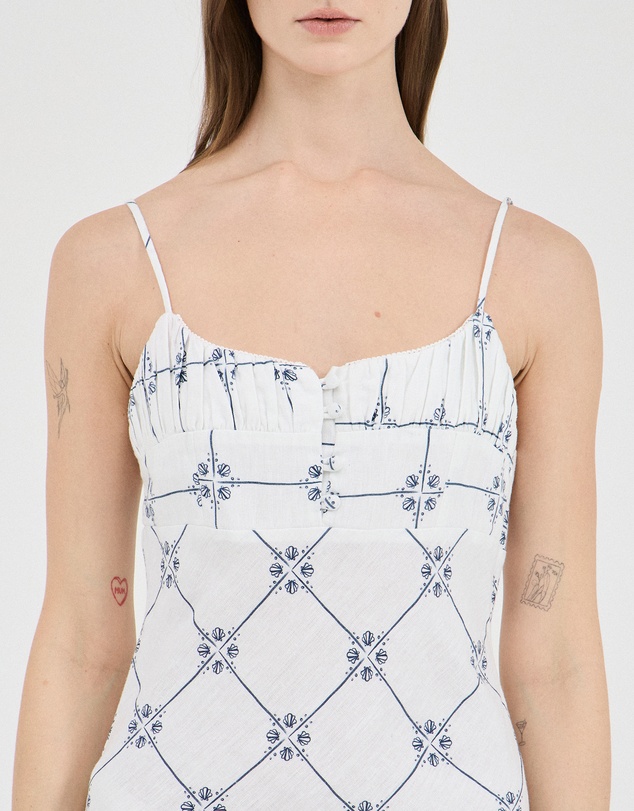 FRIEND of AUDREY - The Linen Seashell Dress