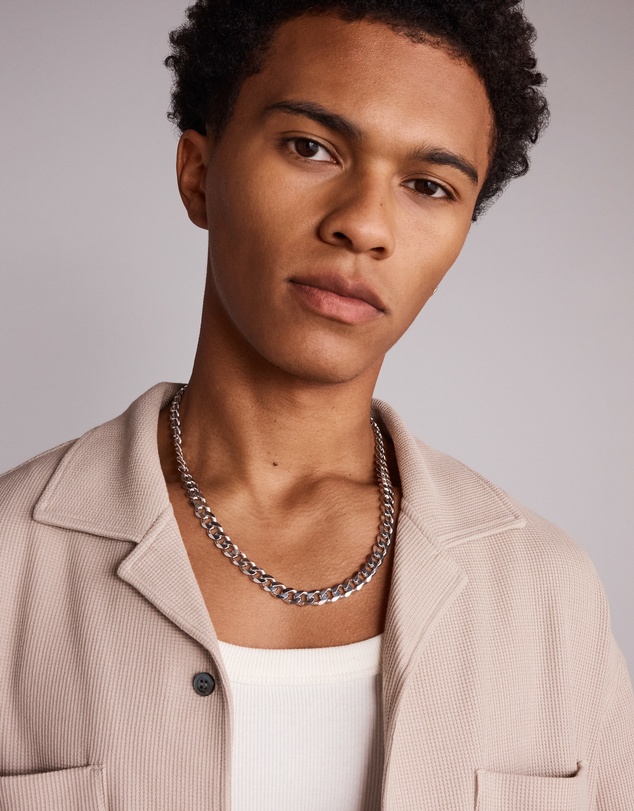 Michael Hill - 9.3mm Curb Chain in Sterling Silver