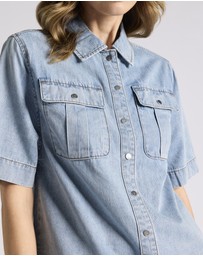 David Lawrence - Gacia SS Denim Shirt
