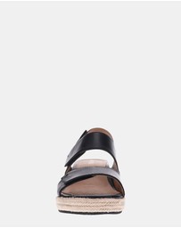 Mia Vita - Deanne Wedge Sandal - Black