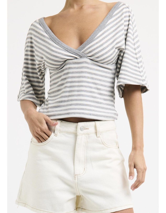 Insight - Andre Plunge V Neck Top