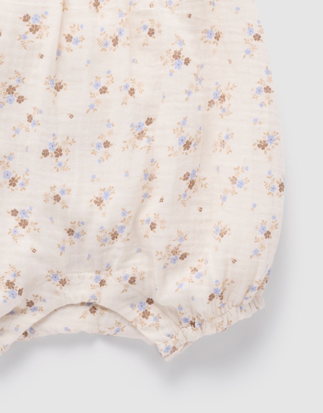 Purebaby - Garden Floral Romper-Kids-Babies