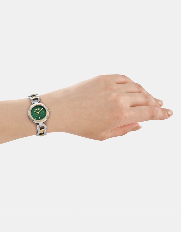 DKNY - Open Link Two-Tone 28mm Womens Watch