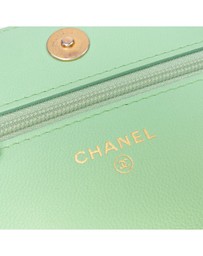 Pre-Loved by Azura Reborn - Pre-Loved Quilted Lambskin 19 Wallet on Chain