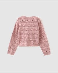 M.N.G - Blush Sweater - Kids-Teens