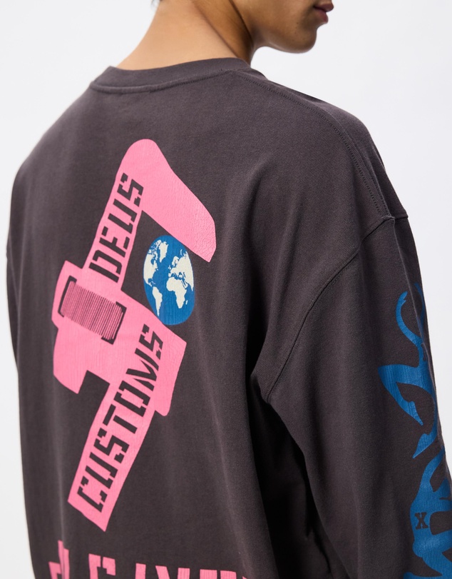 Deus Ex Machina - Swell Maps Oversized LS Tee