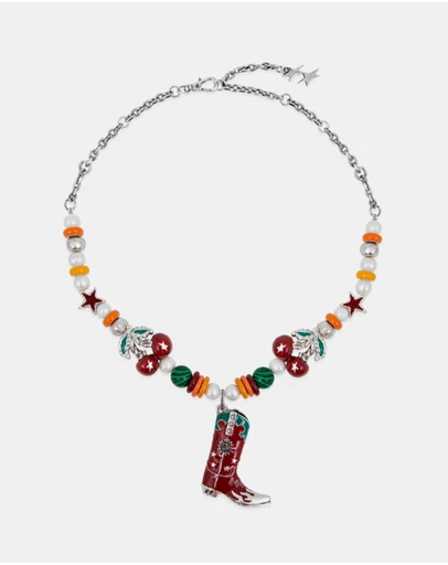 TwoJeys - Summer Boot Necklace