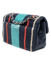 Pre-Loved by Azura Reborn - Pre-Loved New Mini Coco Pleats Perforated Calfskin Single Flap