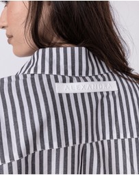ALEXANDRA - Austin Shirt Black Stripe